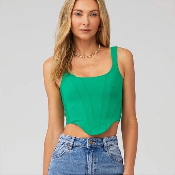 Amanda Uprichard Two-Piece Set in Jungle Green-Dale Skort & Fisher Top - Picture 1 of 12